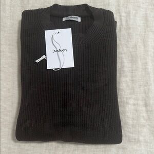 3sixteen Men's Brown Sweater